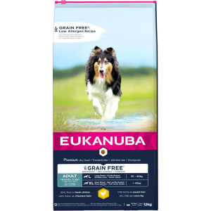 Eukanuba Adult Large Huhn getreidefreies Hundefutter 12 kg von Eukanuba