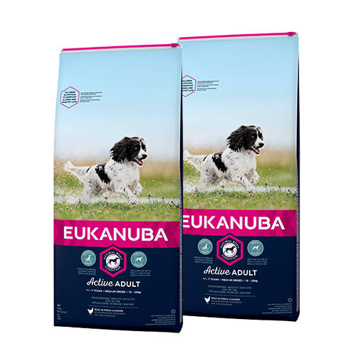 Eukanuba Adult Medium Breed Huhn Hundefutter 2 x 15 kg von Eukanuba