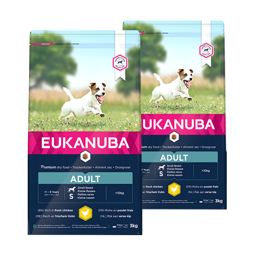 Eukanuba Adult Small Breed Huhn Hundefutter 2 x 15 kg von Eukanuba