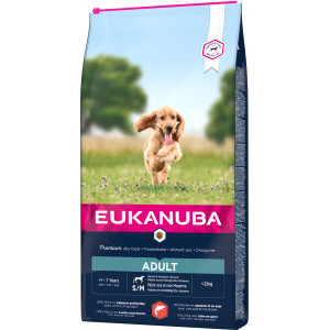 Eukanuba Adult Small Medium mit Lachs & Gerste Hundefutter 2,5 kg von Eukanuba