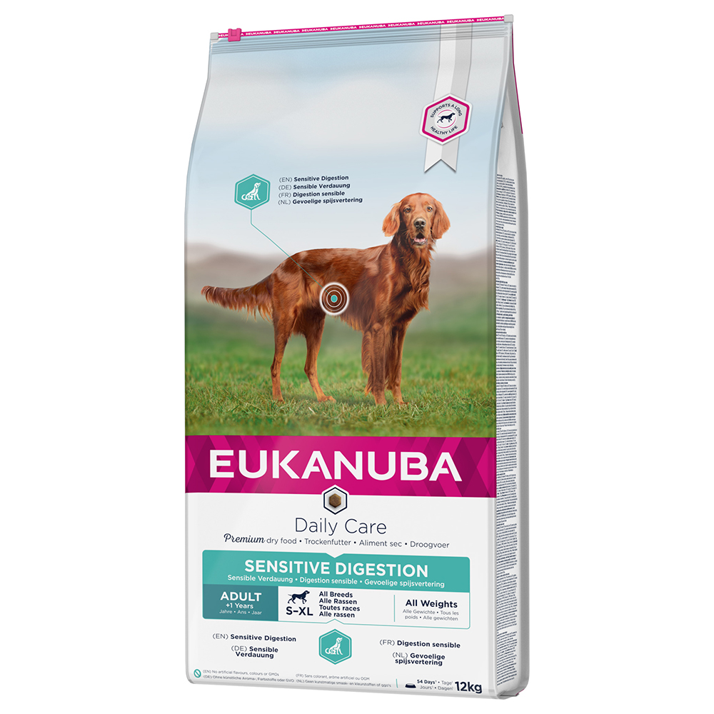 Eukanuba Daily Care Adult Sensitive Digestion - Sparpaket: 2 x 12 kg Eukanuba Daily Care Adult Sensitive Digestion - Sparpaket: 2 x 12 kg von Eukanuba