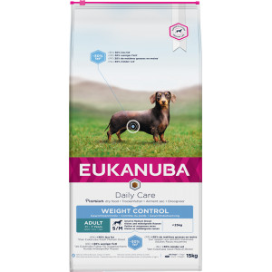 Eukanuba Daily Care Adult Weight Control Kleine/ Mittelgroße Rassen Hundefutter 15 kg von Eukanuba