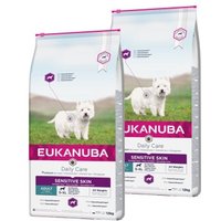 EUKANUBA Trockenfutter Hund Daily Care Sensible Haut Adult 2x12 kg von EUKANUBA