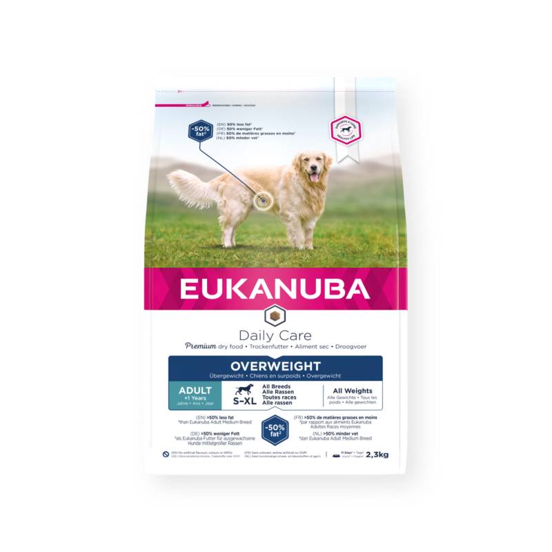 Eukanuba Daily Care Übergewichtiger - aller Rassen – Huhn – 12 kg von Eukanuba