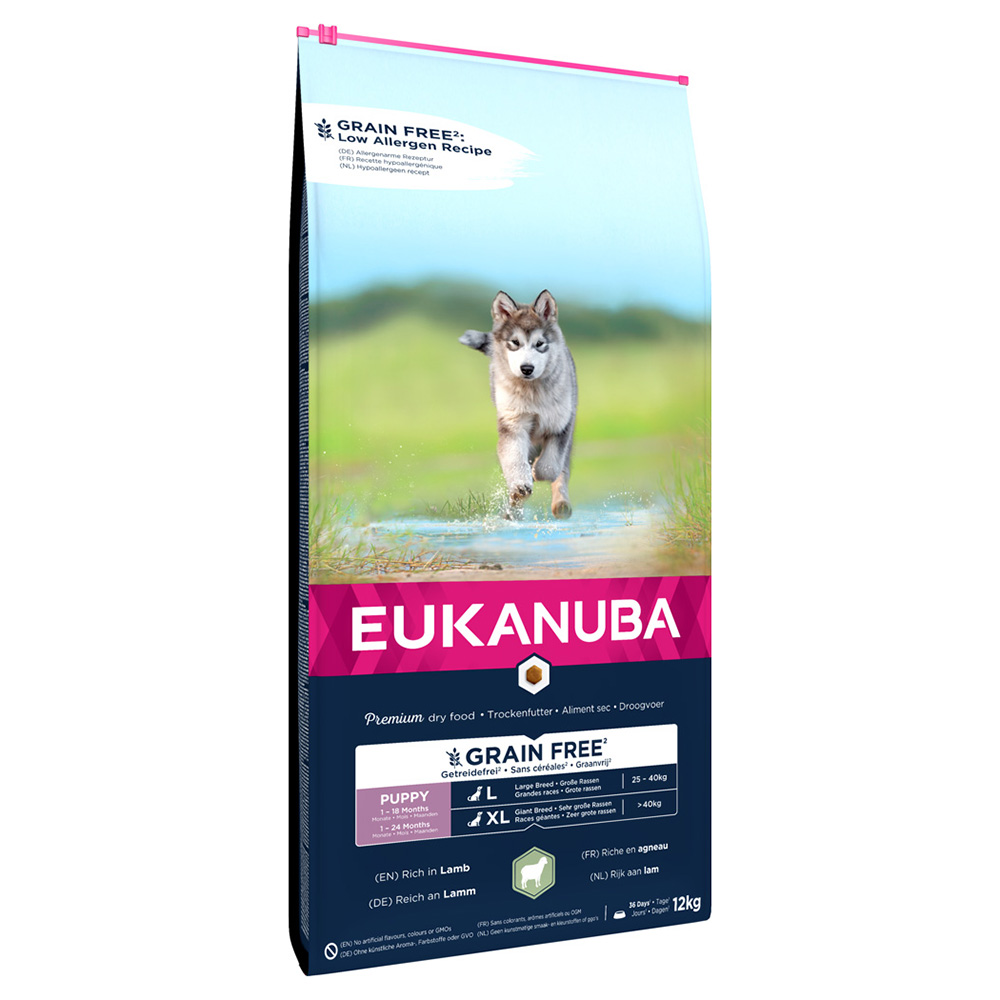 Eukanuba Grain Free Puppy Large Breed Lamm - 12 kg von Eukanuba