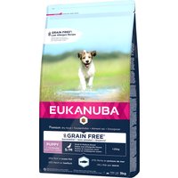 Eukanuba Grain Free Puppy Small / Medium Breed mit Lachs - 2 x 3 kg von Eukanuba