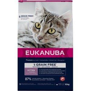 Eukanuba Kitten mit Lachs getreidefreies Katzenfutter 10 kg von Eukanuba