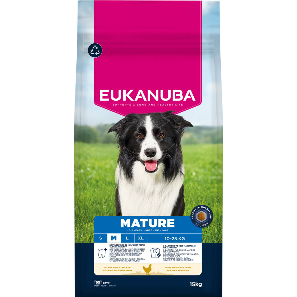 Eukanuba Premium Nutrition Mature Medium Breed Huhn - Sparpaket: 2 x 15 kg Eukanuba Premium Nutrition Mature Medium Breed Huhn - Sparpaket: 2 x 15 kg von Eukanuba