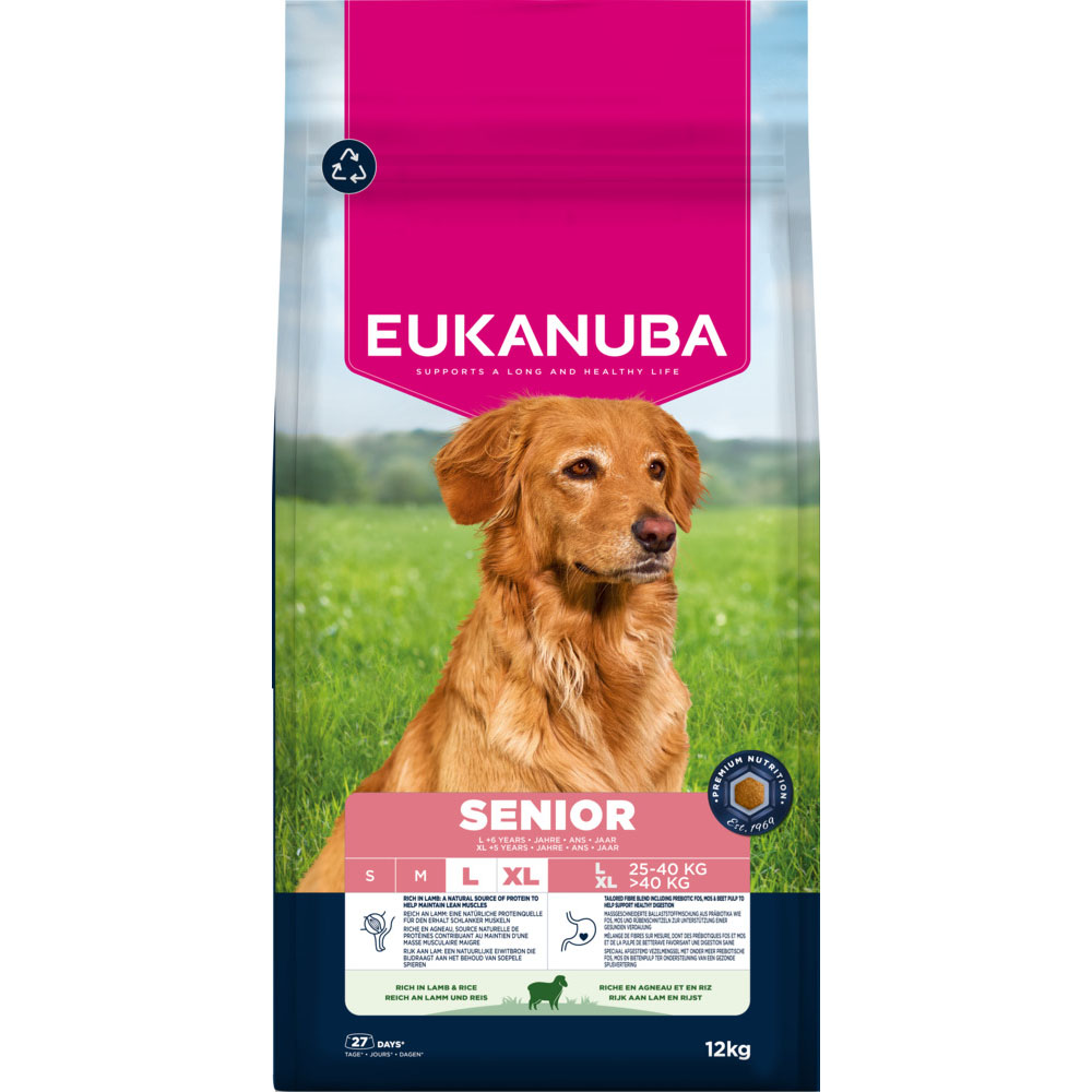 Eukanuba Premium Nutrition Senior Large & Giant Breed Lamm & Reis - Sparpaket: 2 x 12 kg Eukanuba Premium Nutrition Senior Large & Giant Breed Lamm & Reis - Sparpaket: 2 x 12 kg von Eukanuba