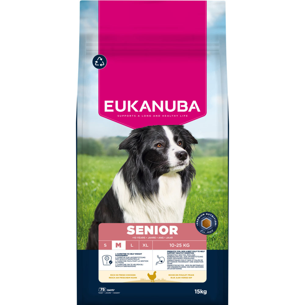 Eukanuba Premium Nutrition Senior Medium Breed Huhn - 15 kg Eukanuba Premium Nutrition Senior Medium Breed Huhn - 15 kg von Eukanuba