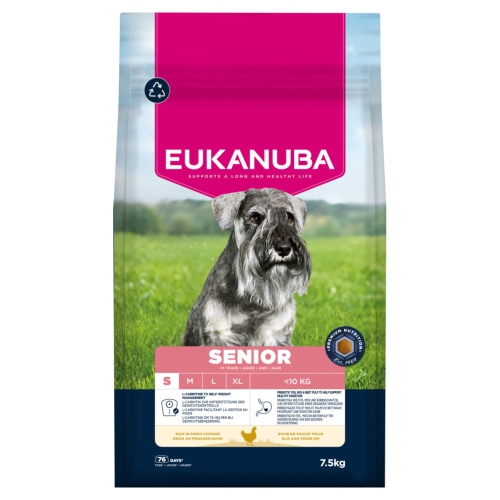 Eukanuba Premium Nutrition Senior Small Breed Huhn - Sparpaket: 2 x 7,5 kg Eukanuba Premium Nutrition Senior Small Breed Huhn - Sparpaket: 2 x 7,5 kg von Eukanuba