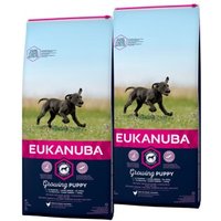 EUKANUBA Trockenfutter Hund Large Breed Puppy, Huhn 2x15 kg von EUKANUBA