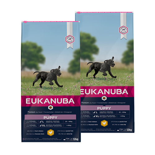 Eukanuba Puppy Large Breed Huhn Hundefutter 2 x 15 kg von Eukanuba