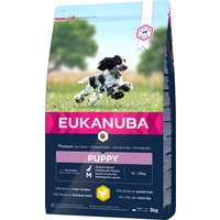 Eukanuba Puppy Medium Breed Huhn - 2 x 3 kg von Eukanuba