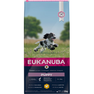 Eukanuba Puppy Medium Breed Huhn Hundefutter 2 x 3 kg von Eukanuba