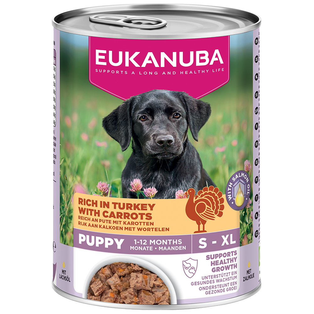 Eukanuba Puppy Reich an Pute mit Karotten - Sparpaket: 24 x 400 g Eukanuba Puppy Reich an Pute mit Karotten - Sparpaket: 24 x 400 g von Eukanuba