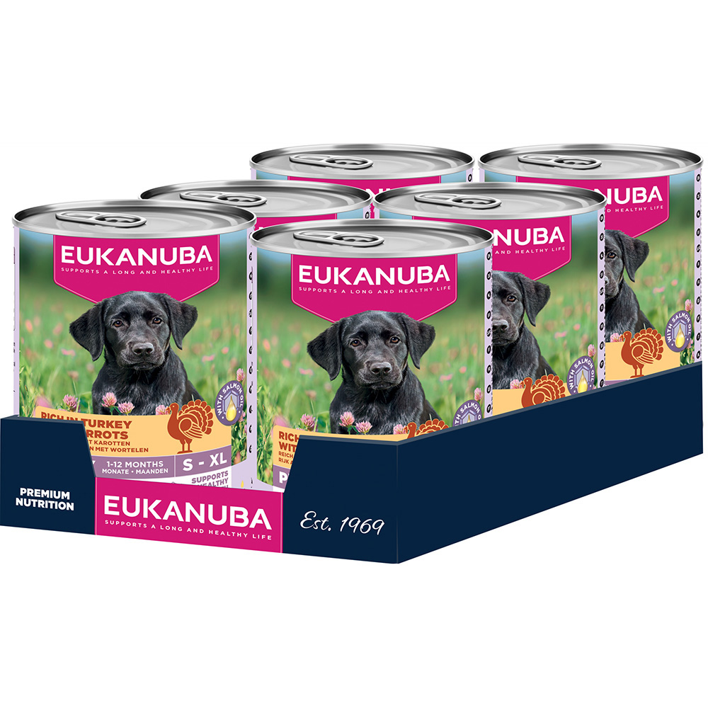 Eukanuba Puppy Reich an Pute mit Karotten - Sparpaket: 48 x 400 g Eukanuba Puppy Reich an Pute mit Karotten - Sparpaket: 48 x 400 g von Eukanuba