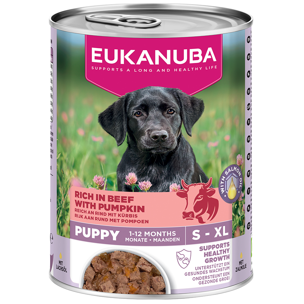 Eukanuba Puppy Reich an Rind mit Kürbis - Sparpaket: 48 x 400 g Eukanuba Puppy Reich an Rind mit Kürbis - Sparpaket: 48 x 400 g von Eukanuba