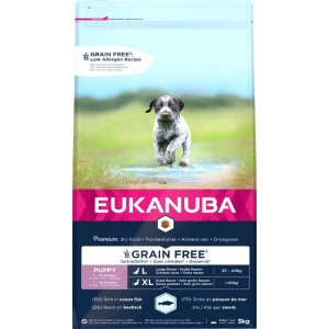 Eukanuba Puppy & Junior L/XL Getreidefrei Meeresfisch Hundefutter 12 kg von Eukanuba