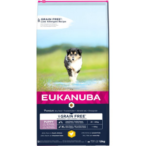 Eukanuba Puppy & Junior Large Huhn getreidefreies Hundefutter 12 kg von Eukanuba