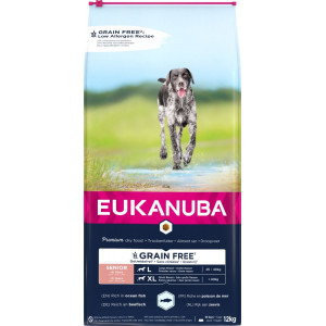 Eukanuba Senior Large mit Meeresfisch getreidefreies Hundefutter 12 kg von Eukanuba