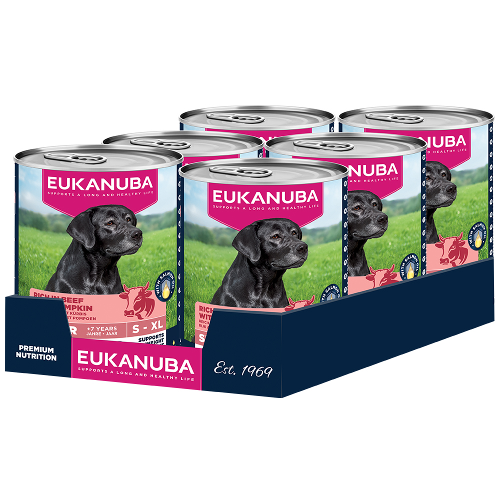 Eukanuba Senior Reich an Rind mit Kürbis - Sparpaket: 48 x 400 g Eukanuba Senior Reich an Rind mit Kürbis - Sparpaket: 48 x 400 g von Eukanuba