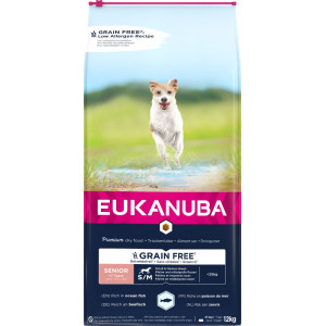 Eukanuba Senior Small & Medium mit Meeresfisch getreidefreies Hundefutter 12 kg von Eukanuba