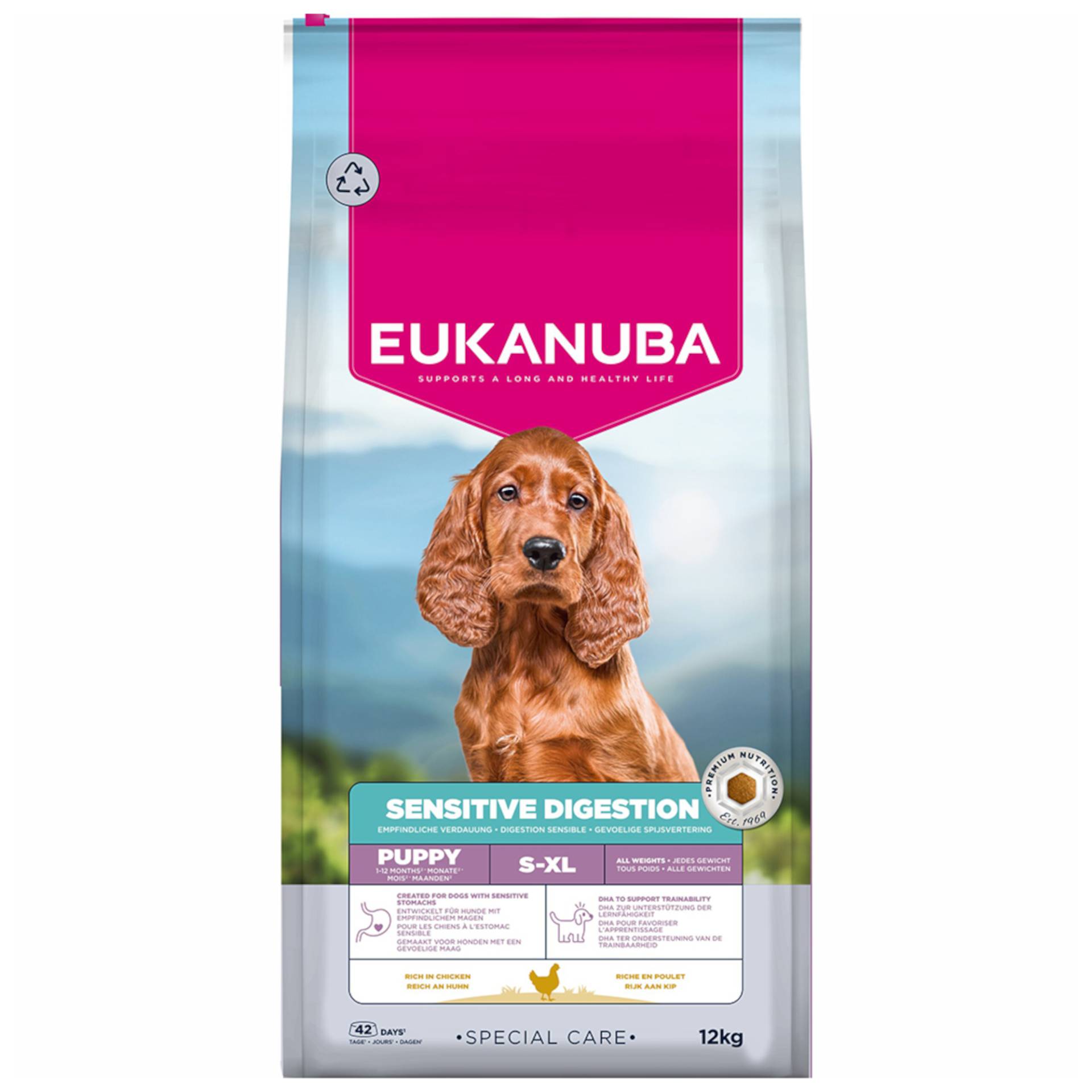 Eukanuba Special Care Sensitive Digestion Puppy mit Huhn & Pute - Sparpaket: 2 x 12 kg Eukanuba Special Care Sensitive Digestion Puppy mit Huhn & Pute - Sparpaket: 2 x 12 kg von Eukanuba