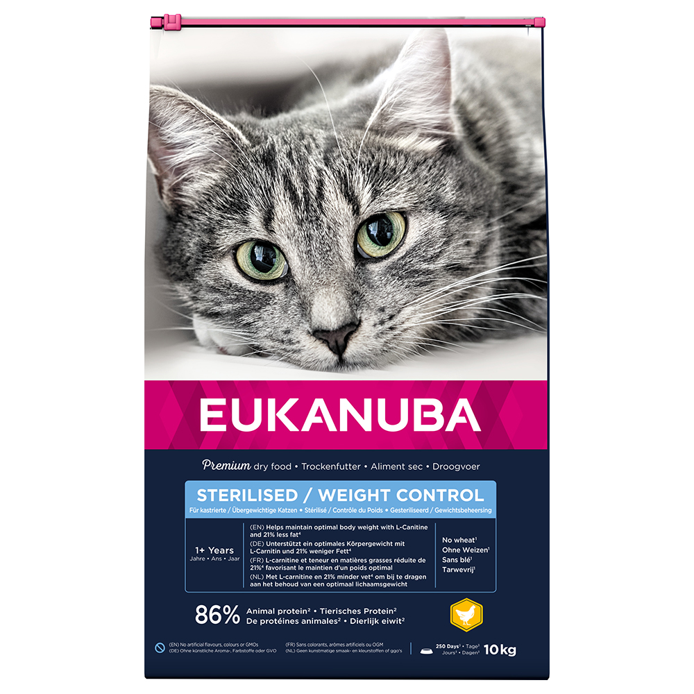 Eukanuba Sterilised / Weight Control Adult - 10 kg von Eukanuba