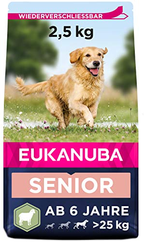 Spende - Eukanuba Hundefutter mit Lamm & Reis für große Rassen - Trockenfutter für Senior Hunde, 2.5 kg von Eukanuba