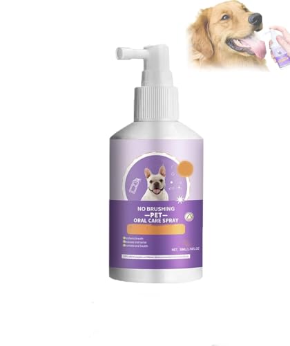 Eunmsi Sofenthiss - Sofenthiss Teeth Cleaning Spray for Dogs & Cats,Teeth Cleaning Spray for Dogs & Cats,No Brushing Pet Oral Care Spray,Pet Breath Freshener Spray (1 pcs) von Eunmsi