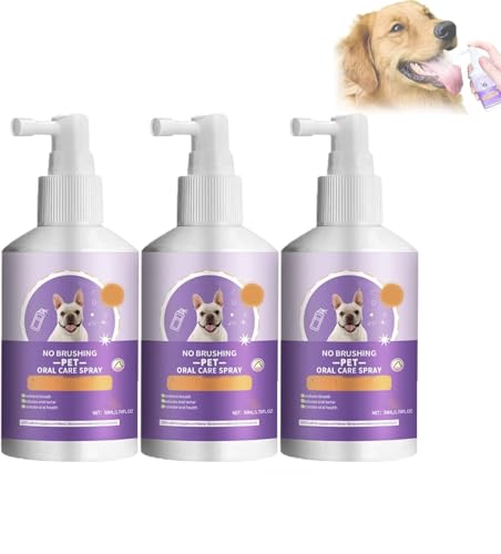 Eunmsi Sofenthiss - Sofenthiss Teeth Cleaning Spray for Dogs & Cats,Teeth Cleaning Spray for Dogs & Cats,No Brushing Pet Oral Care Spray,Pet Breath Freshener Spray (3 pcs) von Eunmsi