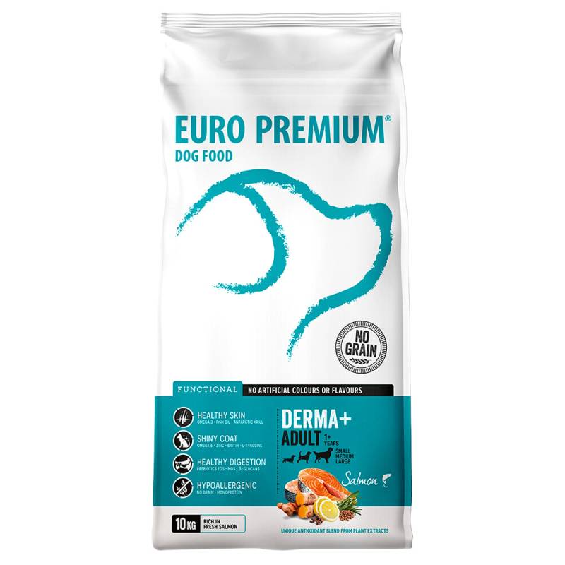 Euro-Premium Adult Derma+ - Sparpaket: 2 x 10 kg von Euro Premium