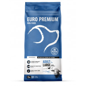 Euro Premium Adult Large w/Lamb & Rice Hundefutter 12 kg von Euro Premium