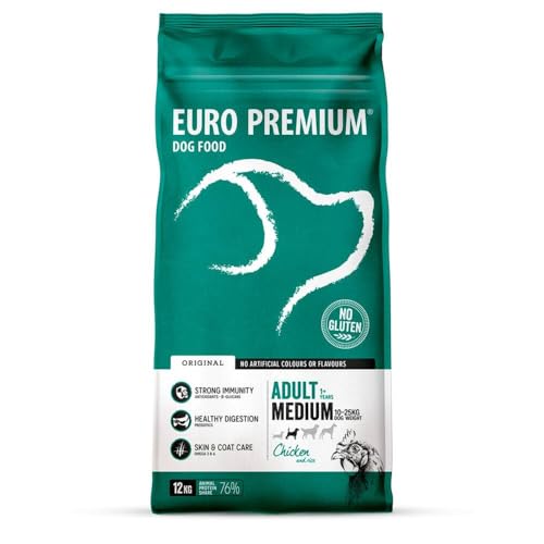 Euro-Premium Adult Medium Huhn - Reis 12 kg von Euro-Premium