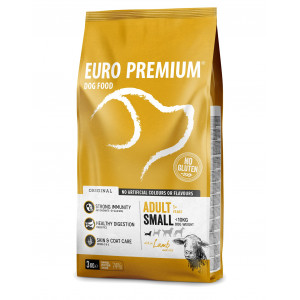 Euro Premium Adult Small mit Lamm & Reis Hundefutter 12 kg von Euro Premium