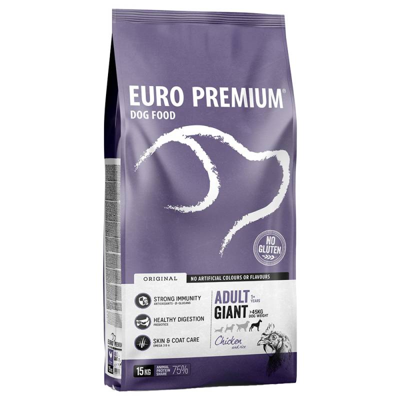 Euro-Premium Giant Adult Huhn & Reis - 15 kg von Euro Premium