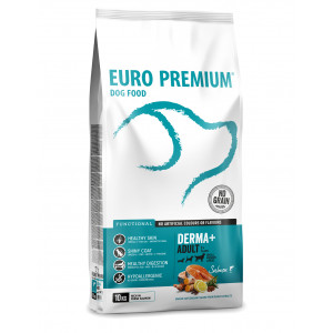 Euro Premium Grainfree Adult Derma+ Salmon & Potatoes Hundefutter 10 kg von Euro Premium