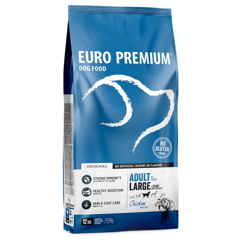 Euro Premium Large Adult Huhn & Reis - 12 kg von Euro Premium