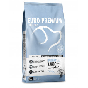 Euro Premium Puppy Large Chicken & Rice Hundefutter 12 kg von Euro Premium