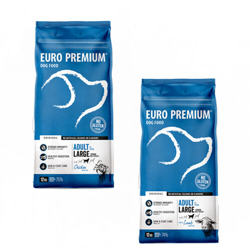 Euro-Premium adult large - Huhn & Reis - 2 x 12kg von Euro Premium