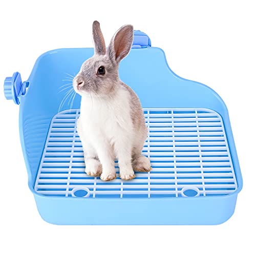 Eurobuy Shape Haustier-Toilette aus Kunststoff für Kaninchen, Chinchilla, Meerschweinchen, Käfig von Eurobuy