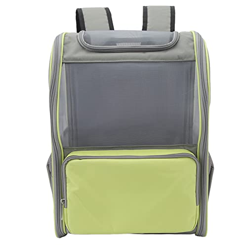 Eurollar Katzenrucksack, atmungsaktiver Haustier-Tragerucksack, Haustier-Rucksack-Tasche mit dickem Plüschpolster, fasst Haustiere bis zu 16,5 Pfund, 2-Wege-Zugang, große (Yellow) von Eurollar