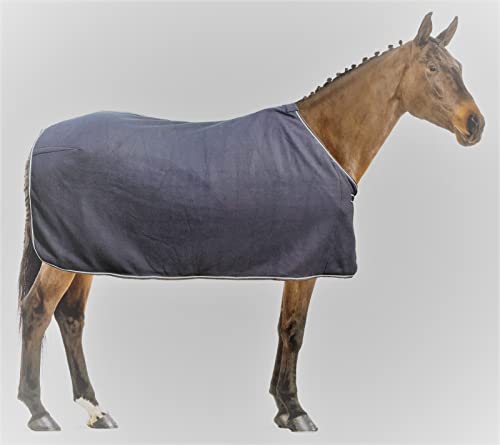 Euroriding Abschwitzdecke Fleece Basic Navy 155 cm (XL) von Euroriding