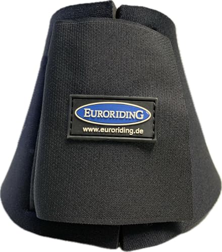 Euroriding Hufglocken extra stark 14 mm Neoprenmaterial schwarz (L) von Euroriding