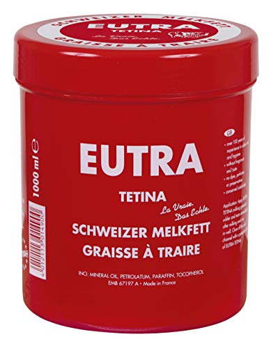 KERBL Eutra Melkfett (1000 ml-Dose Euterpflegemittel, 13 x 11,5 x 11,5 cm Euterpflegecreme) 1518 von EUTRA