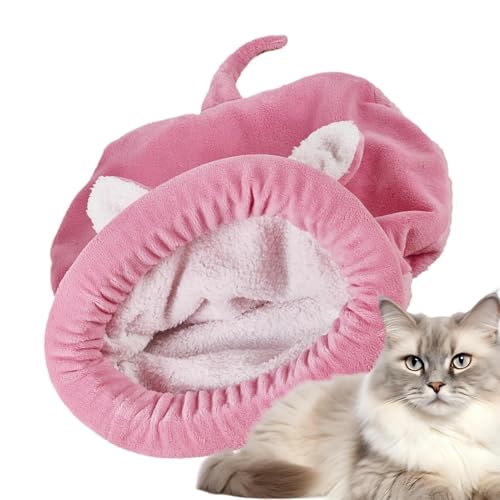 Euyehn Winterschlafsack für Katzen, 40 x 40 cm, Katzenbett, weich, gemütlich, Katzen- und Hundematte, Katzenbetten, Möbel, selbstwärmend für Haustierliebhaber von Euyehn