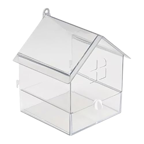 Evember Vogelkäfig Badewanne, Wellensittiche Acryl Duschbox mit Schublade, Napfkäfig Zubehör Keine Leckage Badewanne für kleine Haustiere Evember Vogelkäfig Badewanne, Wellensittiche Acryl Duschbox mit Schublade, Napfkäfig Zubehör Keine Leckage Badewanne für kleine Haustiere von Evember