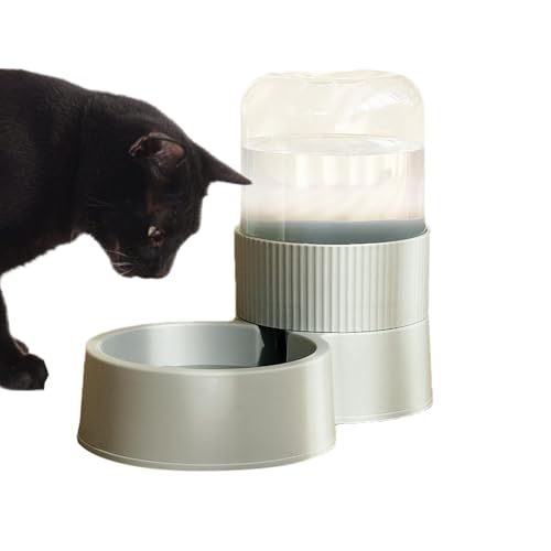 Eventerde Autofutterkatze Food, automatische Katzenfuttermittel - Auto Food Feeder große Kapazität Fütterung Katzenspender,Waschbare Hundschale abnehmbar Haustier Wasserer für Mahlzeiten und Zuhause von Eventerde