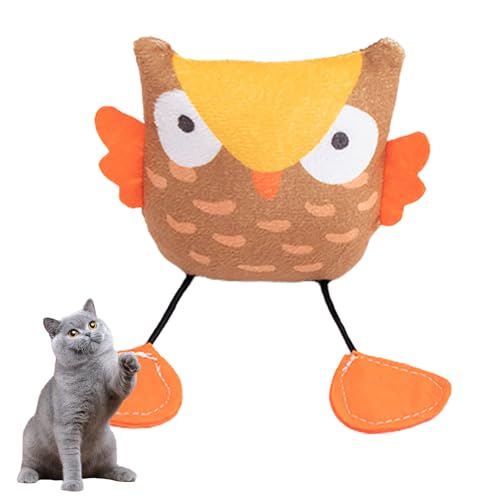 Eventerde Beißspielzeug für Katzen - Katzenspielzeug in Cartoon-for zum Selbstspielen - Stimulierendes Spielzeug für Katzen, Kauspielzeug für Kätzchen, Spielzeug zum Zahnen von Kätzchen von Eventerde